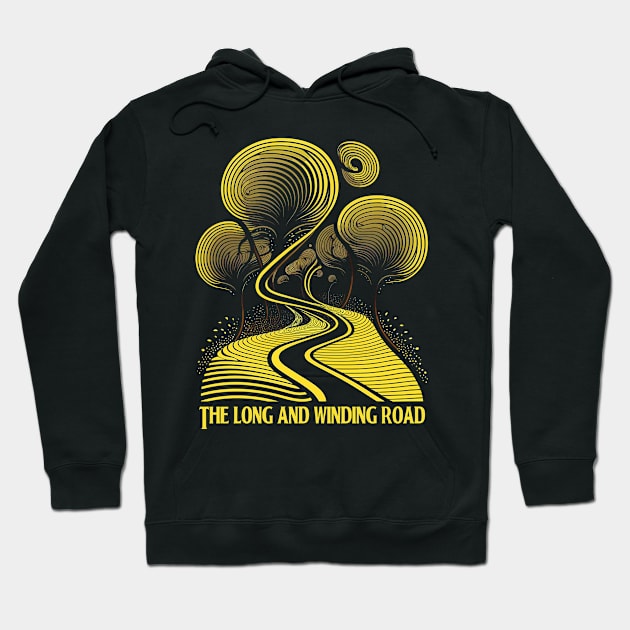 The Long and Winding Road Hoodie by LoffDesign